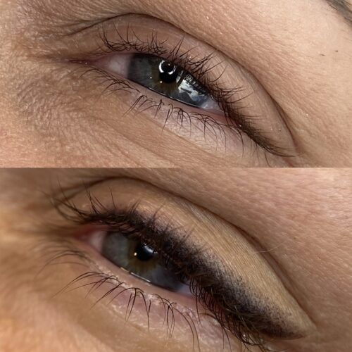 Dusty Shadow Eyeliner Tattoo in Vancouver, WA.