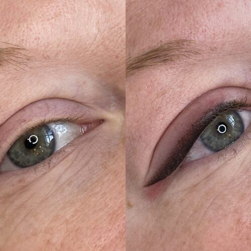 Winged Eyeliner Tattoo in Vancouver, WA.