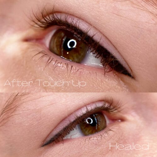 Winged Eyeliner tattoo DAELA Portland by Angela