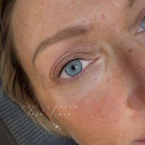 Lash Line Enhancement tattoo in Portland at DAELA by Britt