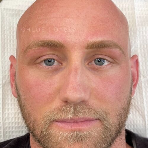 Men's Brow tattoos in Scottsdale at DAELA by Chloe
