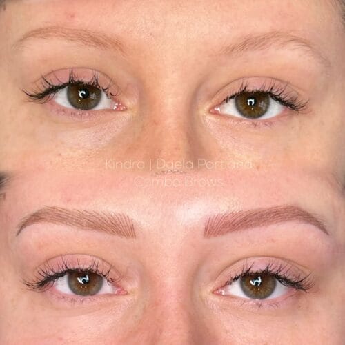 Combo Brows in Portland Oregon at DAELA Cosmetic Tattoo by Kindra