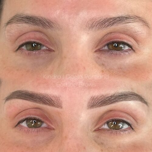 Combo Brows in Portland Oregon at DAELA Cosmetic Tattoo by Kindra