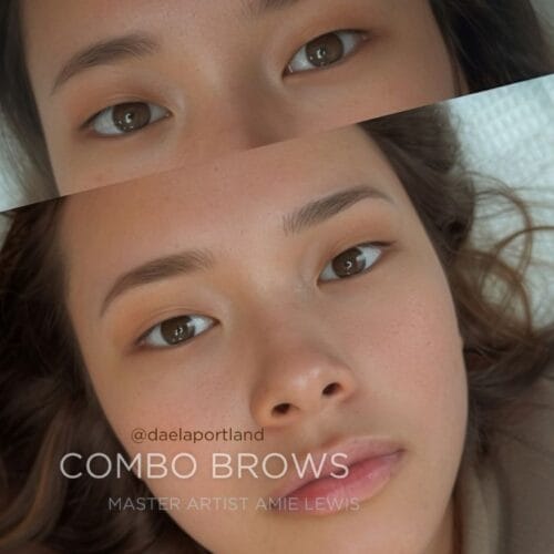 Combo Brows at Daela Cosmetic Tattoo in Portland by Amie Lewis