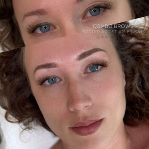 Combo Brows at Daela Cosmetic Tattoo in Portland by Amie Lewis