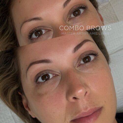 Combo Brows at Daela Cosmetic Tattoo in Portland by Amie Lewis