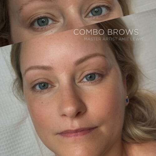 Combo Brows at Daela Cosmetic Tattoo in Portland by Amie Lewis