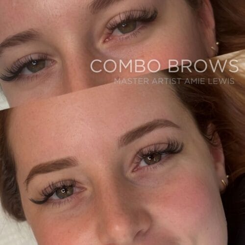 Combo Brows at Daela Cosmetic Tattoo in Portland by Amie Lewis