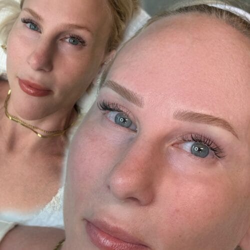 Combo Brow tattoo in Portland at DAELA