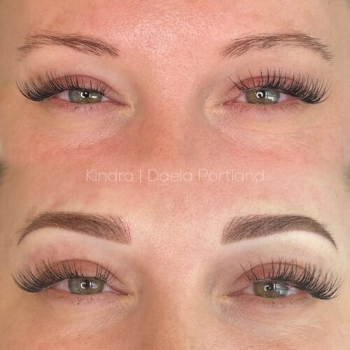 Combo Brows in Portland Oregon at DAELA