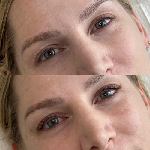 lash lift and tint