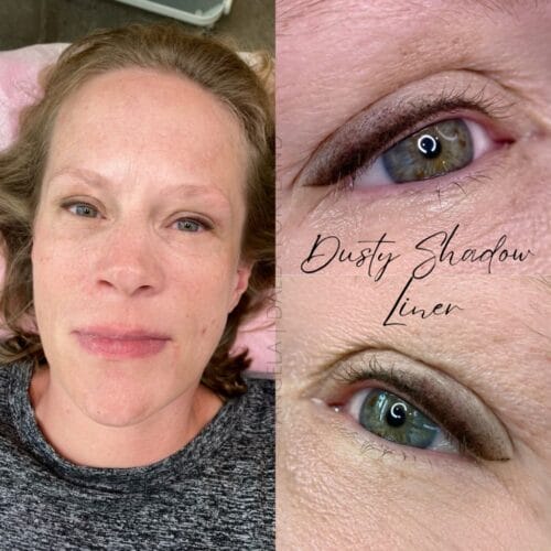 Dusty Shadow Eyeliner Tattoo at Daela Portland by Angela