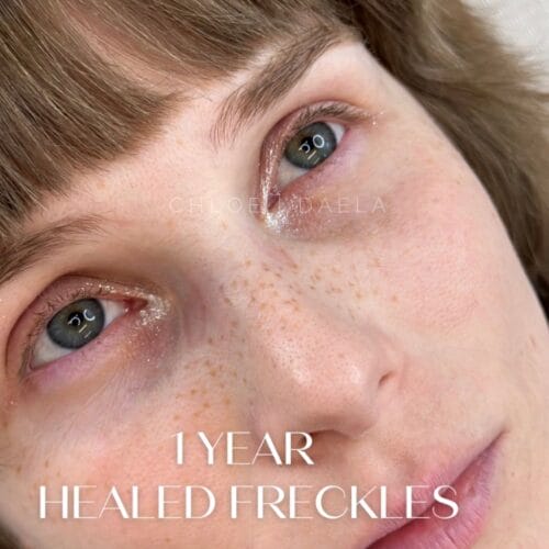 Faux freckles in Scottsdale at DAELA by Chloe