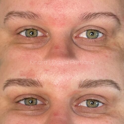 Machine Nano Brows at DAELA Portland by Kindra