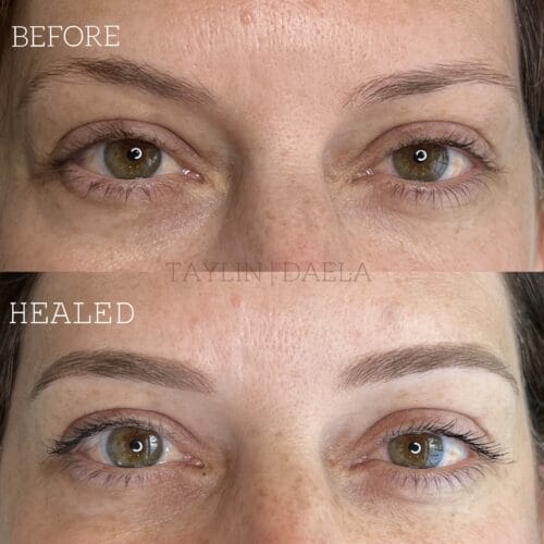 Ombre Powder Brows at DAELA Cosmetic Tattoo Portland-Taylin