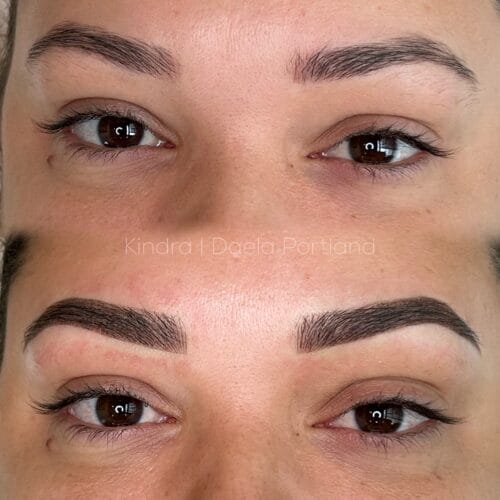 Combo Brows in Portland Oregon at DAELA Cosmetic Tattoo by Kindra