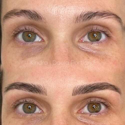 Microblading in Portland Oregon at DAELA Cosmetic Tattoo by Kindra