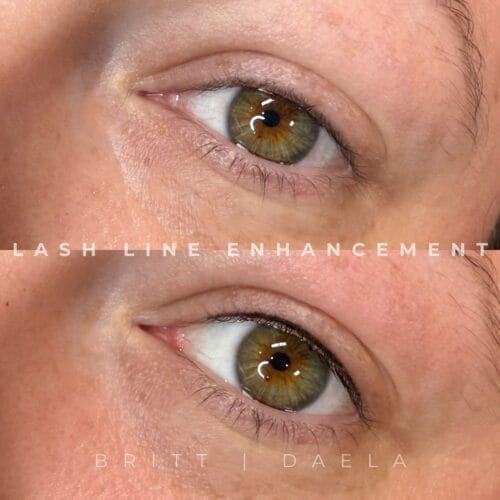 Lash Line Enhancement tattoo in Portland at DAELA by Britt