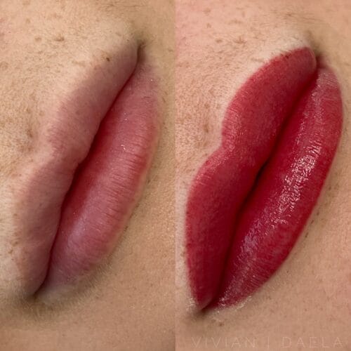Lip Blush Tattoo DAELA Portland by Vivian