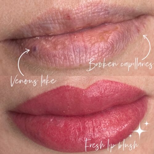 Lip Blush Tattoo DAELA Portland by Vivian