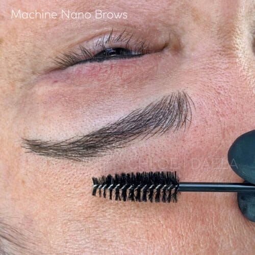 Machine Hairstrokes in Scottsdale at DAELA by Chloe