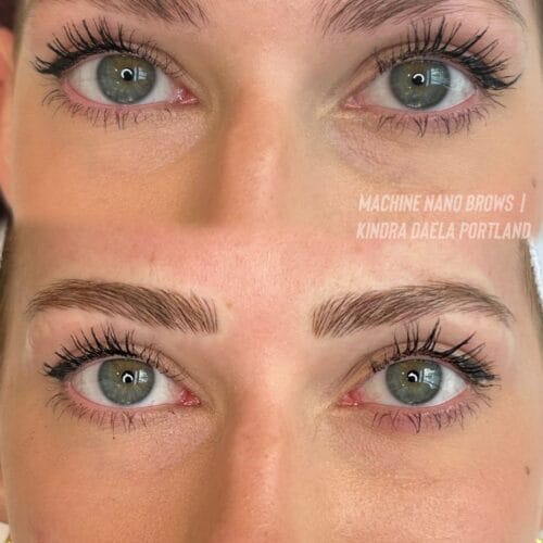 Machine Nano Brows at DAELA Portland by KIndra