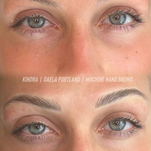 Machine Nano Brows at DAELA Portland by KIndra
