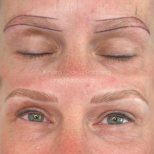 Machine Nano Brows at DAELA Portland by Kindra