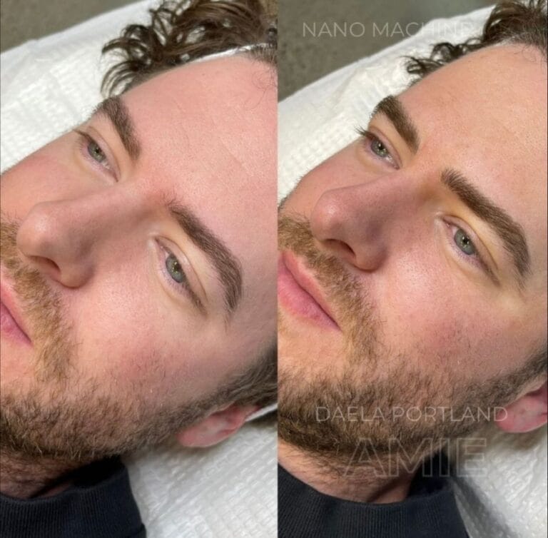 Machine Nano Brows at Daela Cosmetic Tattoo in Portland, Oregon by Amie Lewis