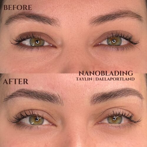Microblading at Portland DAELA by Taylin