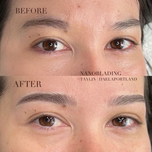 Microblading at Portland DAELA by Taylin
