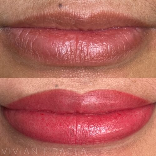 Lip Blush Tattoo DAELA Portland by Vivian