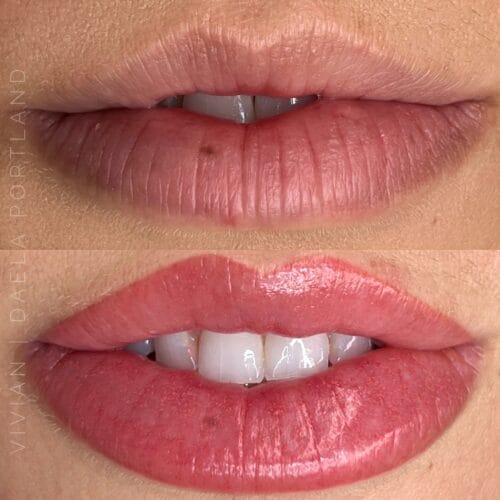 Lip Blush Tattoo DAELA Portland by Vivian