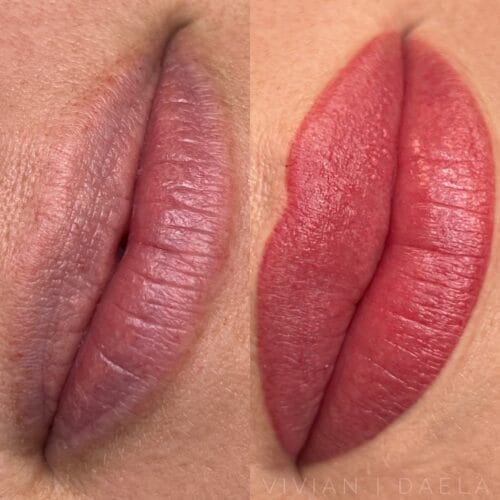 Lip Blush Tattoo DAELA Portland by Vivian