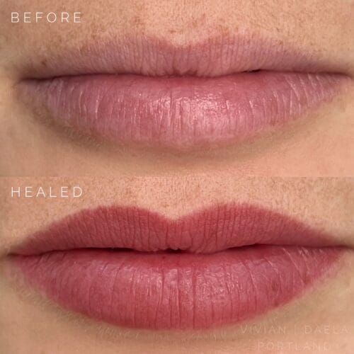 Lip Blush Tattoo DAELA Portland by Vivian
