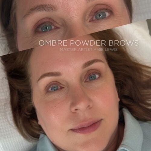 Ombre Brows at Daela Cosmetic Tattoo in Portland by Amie Lewis