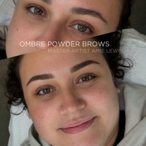 Ombre Brows at Daela Cosmetic Tattoo in Portland by Amie Lewis