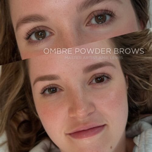 Ombre Brows at Daela Cosmetic Tattoo in Portland by Amie Lewis
