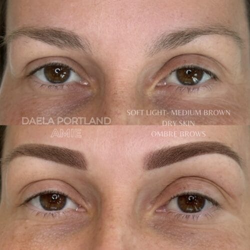 Ombre Brows in Portland at DAELA by Amie
