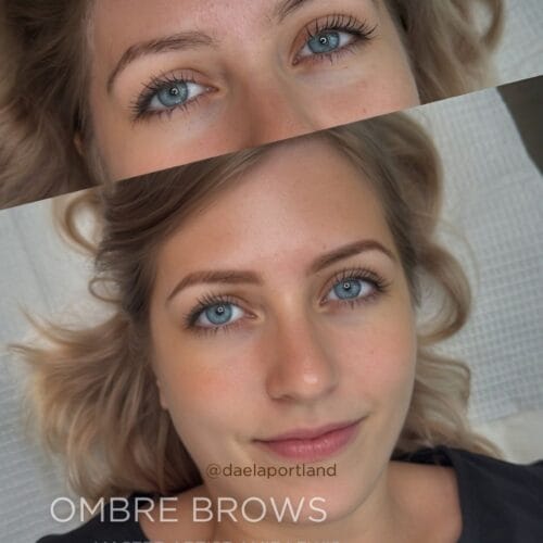 Ombre Powder Brows in Portland at DAELA