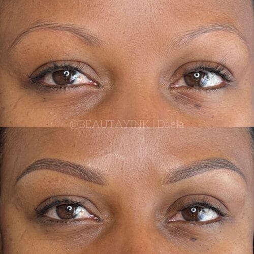 Ombre Powder Brows at DAELA Cosmetic Tattoo Portland-Taylin