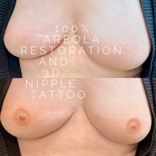 Areola Restoration Tattoo Portland DAELA Lina